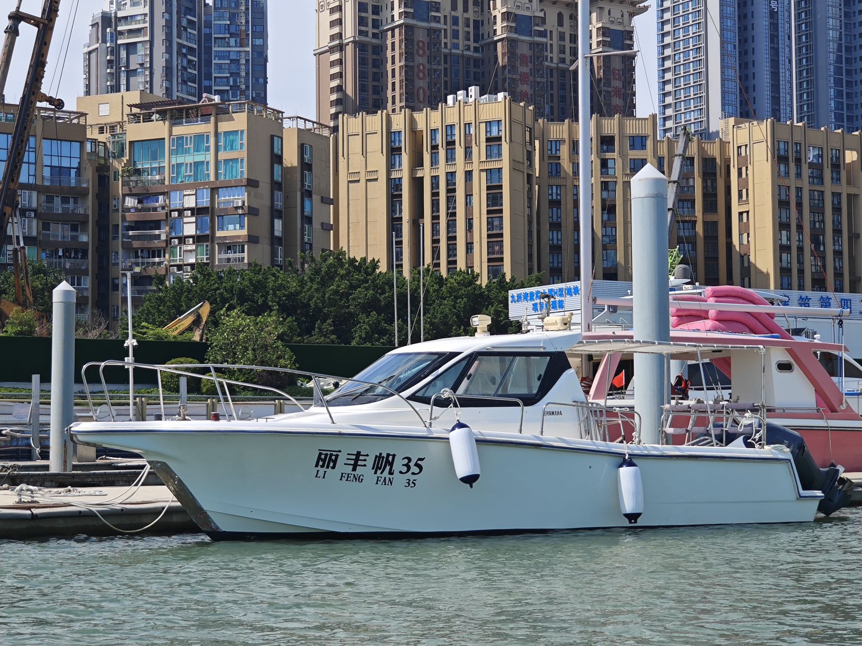 【珠海游艇】雅马哈原装高速游钓艇35尺