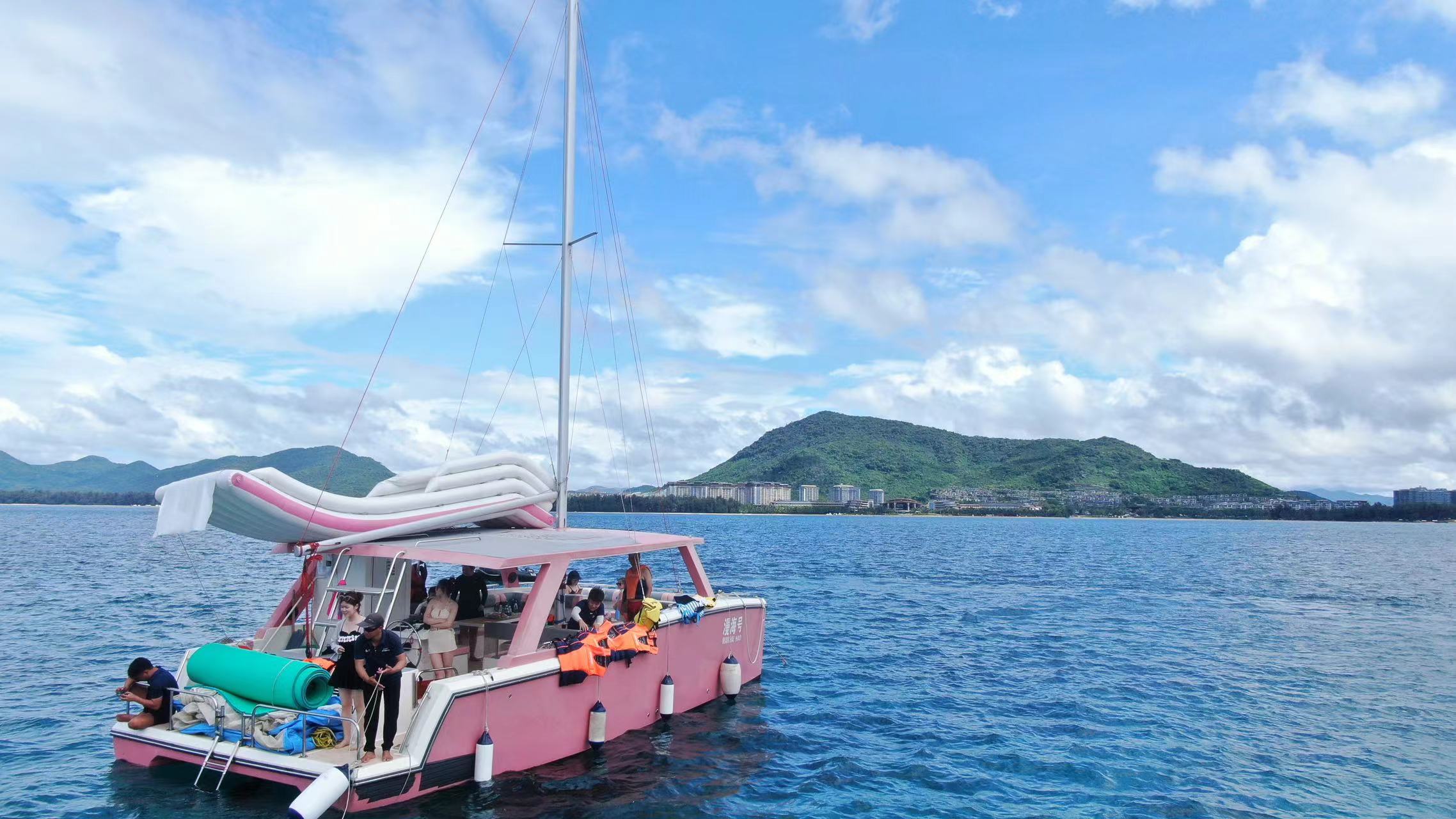 【万宁游艇】万宁石梅湾🚢豪华网红大双体帆🚢