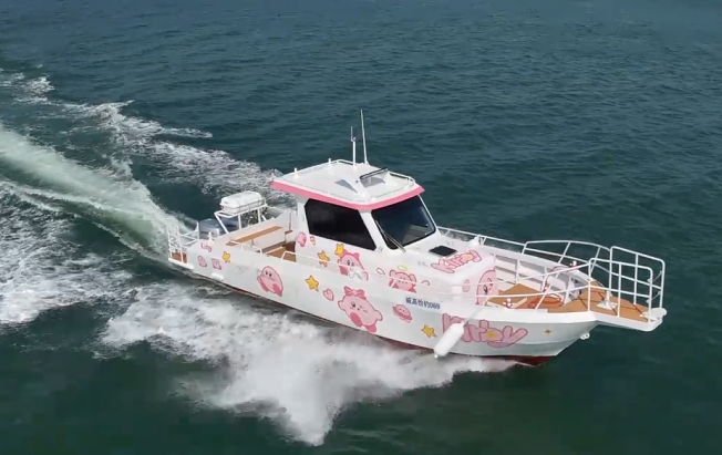 【威海游艇海钓】威海小石岛 星之卡比号12米海钓艇包船出海海钓 3小时包船海钓+饮料+游艇自驾体验+海钓+投喂海鸥